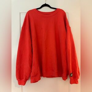 Daily Drills Vibrant Red Sweatshirt